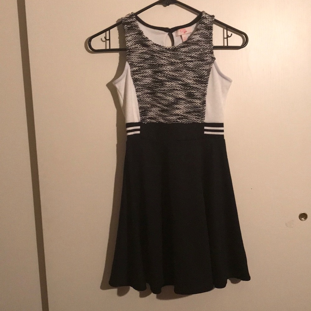 Black and white dress